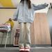 Yellow Flared For Women, Summer, Spring, Autumn 2025 New American Style High-waisted Slim-fit Petite Bootcut Jeans_mkmklike.com