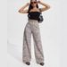 Women's High-Waisted Slimming Straight Leg Jeans Leopard Print European American Style Denim for Women_mkmklike.com