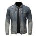 Lunar Apex Plus Size Clothing 2024 Gradient Autumn Winter New American Retro Loose Jacket Men's Denim Top_mkmklike.com