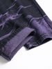 High-quality Trendy Personalized Purple And Black Ripped Denim Trousers_mkmklike.com