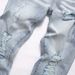 Ripped PU Jeans Casual Street Fashion Men's New Slim Fit Stretch Skinny Pants Men_mkmklike.com