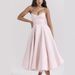 Women's clothing new suspender V neck sleeveless dress tutu long skirt_mkmklike.com