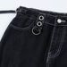 Punk Rock Cargo Jeans For Men Hiphop Trendy Niche Design With Straps And Pockets Straight-Leg Long Pants_mkmklike.com