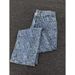 Men's Retro Jacquard Letter Print Flared Jeans - Vintage High Street Straight Leg Pants, Cleanfit Casual Denim With Curved Hem_mkmklike.com