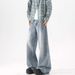 Men's Washed Denim Jeans High Street Loose Fit Straight Leg Casual Pants For Teen Boys Fashion Trends_mkmklike.com