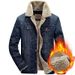 Pulse Pulse Autumn Winter New Denim Cotton Coat Casual Plus Size Fleece Lined Thickened Jacket Men's Outerwear 66009A_mkmklike.com