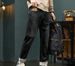 Winter New Snow Fox Velvet Jeans Men's Fattened And Thickened Elastic Slim-fitting Small-footed Jeans Men's Large-size Men's Clothing_mkmklike.com