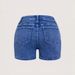 Mid-Rise Stretch Denim Shorts For Women – High-Waisted Comfort, Streetwear Essential, Versatile 3/4 Length For Casual Outfits_mkmklike.com