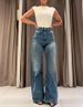 High Waisted Wide Leg Jeans Women's Casual Loose Trousers Spring 2026 American Style Pocket Detail Versatile Denim_mkmklike.com