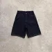 Men's Shorts Fashion Street Styl Harem Jeans COTTON Summer Harajuku Hip Hop Unisex Men Women Casual Loose Pant Dark Blue_mkmklike.com