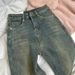 Fleece-Lined Thickened Flared Wide-Leg Jeans For Women, Autumn And Winter American Style Plus Size Hot Girl Bootcut_mkmklike.com