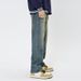 Streetwear Jeans – Oversized Straight-Leg Denim Pants With Vintage Wash (S-3XL, Retro Blue, Unisex Baggy Fit, Cotton Comfort, Urban Vibe Essential)_mkmklike.com