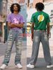 Men's Slim Straight Dark Denim Jeans – Classic Blue Wash (XL-3XL, Mid-Rise, Stretch Comfort)_mkmklike.com
