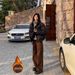 Women's Clothing Retro Brown Straight Leg Jeans High Waisted Slim Fit Merard Fleece Lined Wide Leg Pants For Women Autumn/Winter_mkmklike.com