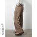 Men's Clothing Four Colors Men's Suit Trousers Drape Suit Trousers Straight Loose Wide Leg Trousers Versatile Casual Trousers_mkmklike.com