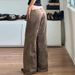 Retro Low-Rise Patchwork Jeans Spring Loose-Fit Straight-Leg Denim Pants For Women (Maillard Style)_mkmklike.com