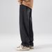 Men's Vintage Loose Fit Straight Leg Jeans – Retro Washed Denim Pants For Casual Streetwear (Blue/Black)_mkmklike.com