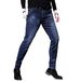 Men's Clothing Slim Fit Stretch Jeans – Classic Blue Washed Denim With Streetwear Edge_mkmklike.com