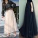 mesh skirt mid-length skirt Korean style high waist slim all-match A-line pleated puffy skirt_mkmklike.com