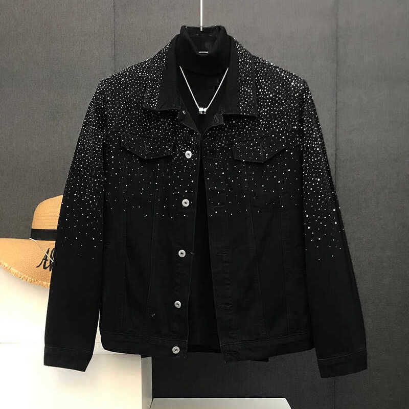 Men's Clothing Starry Sky Hot Diamond Jacket High End Jacket New Men's Tops_mkmklike.com