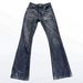 Cleanfit Style Heavy Bootcut Washed Distressed Cat-ear Denim Jeans, Slim Fit Vintage Long Pants For Men_mkmklike.com