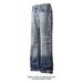 Men's Clothing Autumn Niche Design Pants Cat Whisker Faded Jeans - Retro American Straight Leg With Subtle Flare For Autumn (Black & Blue, 7 Sizes)_mkmklike.com