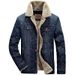 Pulse Pulse Autumn Winter New Denim Cotton Coat Casual Plus Size Fleece Lined Thickened Jacket Men's Outerwear 66009A_mkmklike.com