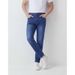 Summer Trendy Premium Denim Jeans For Men Stretch Slim Fit Tapered Leg Pants Midweight Skinny Cropped Mid Waist Polyester_mkmklike.com