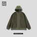 Autumn Winter High-Quality Patchwork Fleece Hooded Cotton Comfortable Versatile Fashionable Elegant Men's Casual Jacket_mkmklike.com