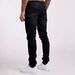 Men's Slim Fit Denim Jeans Stretch Comfort Classic Black Blue Gray Tapered Ankle Versatile Classic Washes_mkmklike.com
