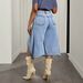 Women's Casual Capri Pants 66602# Trendy Versatile Outfit Jeans Style 86 In Stock_mkmklike.com