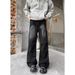 American Jeans 2025 Spring/Summer New High Street Fashion Brand Design Sense Loose Casual Pants Men's Clothing_mkmklike.com