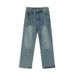 Men's Clothing Retro Washed Distressed Jeans Autumn Loose Wide Leg Straight Pants_mkmklike.com