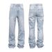 Men's Clothing Black Jeans Men New Elastic Hole Men's Denim Foreign Trade Men's Jeans Trousers_mkmklike.com