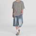 Men's Clothing Denim Shorts Men's Summer Loose Casual Mid Length Pants Niche Cropped Pants_mkmklike.com