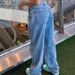 Women's High Waist Straight Leg Jeans Casual Loose Fit Autumn New Style Denim Clothing_mkmklike.com