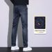 Jeans Men's Stretch Straight Slim Fit Business Casual Men's Pants Men's Trousers_mkmklike.com