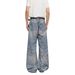 Men's Straight Leg Jeans Autumn Style American Retro Washed High Street Versatile Loose Fit Jeans Factory Direct Sales_mkmklike.com