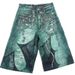 Men's Clothing New Fashion Favorite! Metal Decoration Mesh Printing Retro Style Metal Element Denim Shorts WL427 1_mkmklike.com