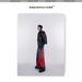 Men's Style High Street Washed Straight Leg Jeans Flared Loose Fitting Floor Length Denim Trousers Retro Patchwork Design_mkmklike.com