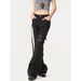 American Retro Hot Girl Black Wide Leg Flared Jeans Loose Straight Leg Flared Pants New Spring Summer Style Men's Clothing Denim_mkmklike.com