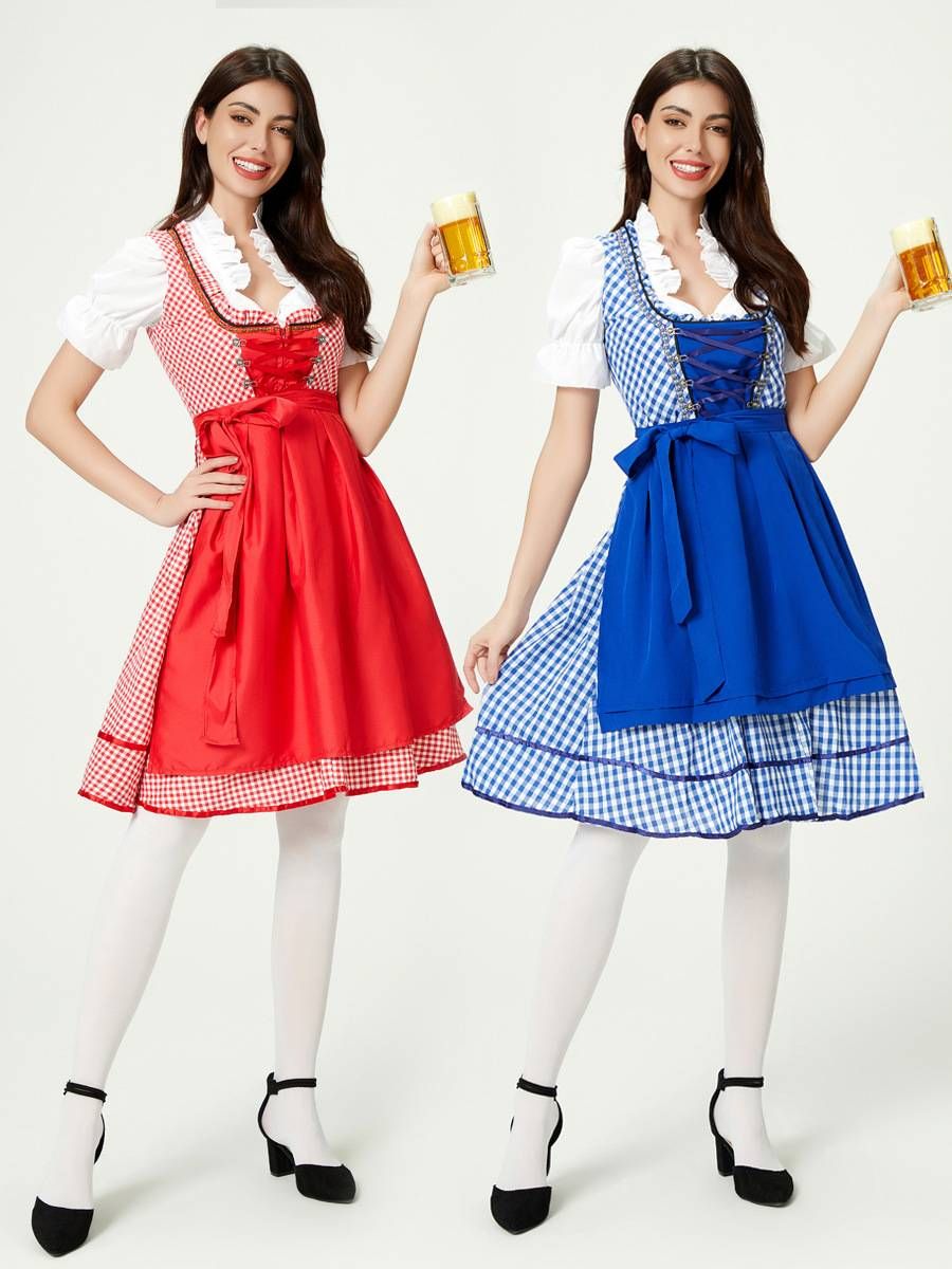 Women's Clothing Halloween Adult Costume German Oktoberfest Dress Munich Badaliyah Carnival Stage Performance Costume_mkmklike.com