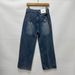2027 Fashion European-USA Style Street Hip-Hop Jeans Women Cotton Mid Waist Waist Overlay Design Broken Hole Wide Leg Straight Type Denim Pants S-3XL_mkmklike.com