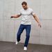 Ozon Stretch Straight Leg Jeans For Men Casual Denim Spring Autumn_mkmklike.com