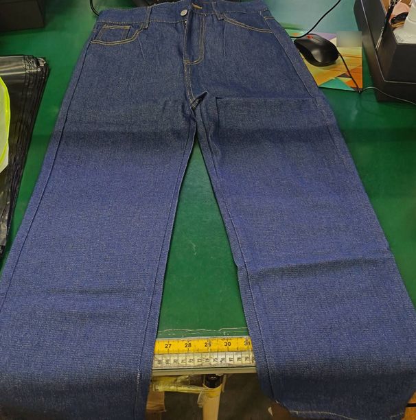 High Waist Wide Leg Flare Jeans For Women - Stretchy Denim Pants With Comfortable Fit, Deep Blue Washed Casual Trousers_mkmklike.com