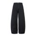 Solid Color Scimitar Jeans Men's Loose American Street Style Trendy Wide-Leg Deconstructed Design Sense Floor-Length_mkmklike.com