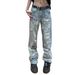 Harajuku Trendy Temperament Versatile Super Hot Ripped Jeans Men's Summer Narrow Version Straight Tube New Style No_mkmklike.com
