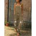 Cross-border Bestseller In Europe America: Washed And Distressed Plus-size Women's Denim Overalls_mkmklike.com
