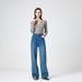 High-quality Vintage Straight-leg Jeans For Women, 2025 Spring New Style, High-waisted, Loose, Wide-leg, Four-way_mkmklike.com