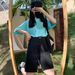 Vintage High Waist Denim Shorts For Women - Stretch Cotton Straight Leg Distressed Washed Denim Shorts With Comfort_mkmklike.com